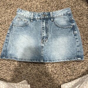 Denim Mini Skirt